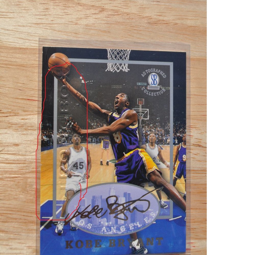 1997 SB Autographed Collection #16 Kobe Los Angeles Lakers Limited Edtion 1997 - Picture 3 of 7